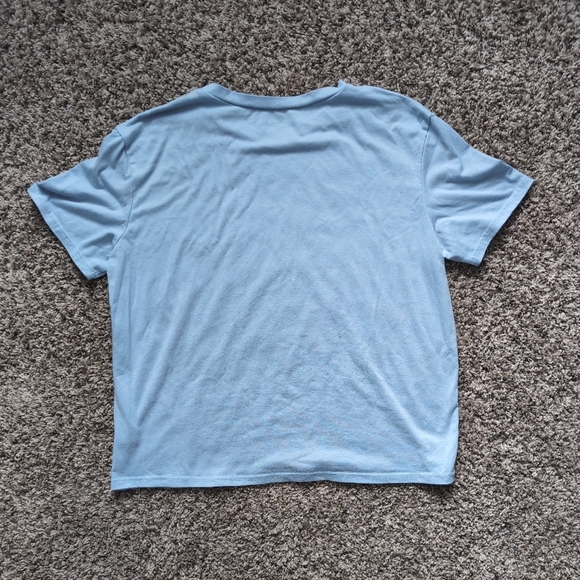 Boxy Cropped Sun & Moon Tee Shirt - Picture 2 of 2